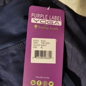 Purple label scrub pants xl